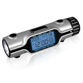 Pocket Size World Time Travel Alarm Clock with calendar, Timer, Temperature display and 3 LED... by Teck's