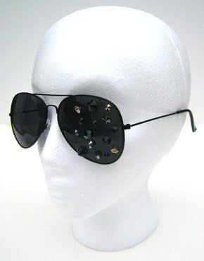 Black Caviar Aviators Sunglasses, 5.5 Inches X 2.5 Inches, Proudly Made in the USA