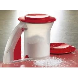 Tupperware Sift N Store Flour Sugar Sifter New by Tupperware