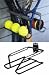Racquet Rack Stores up to 7 racquets  Foam guard protects racquets  Color: Gray