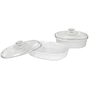 CorningWare French White 4-Piece Bake and Serve Set