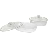 CorningWare French White 4-Piece Bake and Serve Set