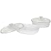 CorningWare French White 4-Piece Bake and Serve Set