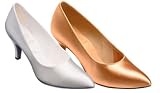 1003 Ladies Court Shoe with a 2.0 Flared Heel