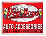 Pep Boys Metal Sign