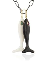 Stephanie Albertson Fish Pendant Necklace