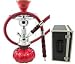 11'' Light-Up Pumpkin Hookah w/ Briefcase - Red