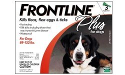 Frontline Topspot for Dogs, Red,89-132 lbs. 3 Month Supply