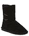 BEARPAW Women's Abigail Winter Boot, Black, 6 M US