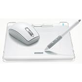 WACOM FAVO ペン&マウス・タブレット A6サイズ CTE-440/W0 ホワイト (ソフト5種類付属)