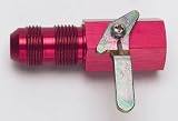 Earl's 230503 Red Anodized Aluminum Shut Off Valve