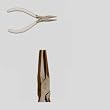 PLIER FLAT SHORT SMOOTH JAW 5-1/4"