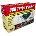 ADS USB Turbo Quad 4 Controller PCI-32Bit - 4 xUSB-A/Buchse