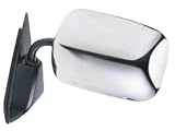 K Source 3691 OE Replacement Mirror 92-99 Chevy/GMC Suburb,Tahoe,Yukon 88-02 C/K P.U., Blazer Stainless Steel (Foldaway), Driver, Side, Manual