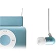 Radius Neckstrap Earbuds Designed for 3G iPod Nano - color Nano Blue