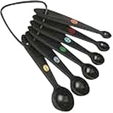 Oxo Good Grips Soft 6-Piece Measuring Spoon Set, Black
