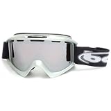 Bolle Nova Ski Goggles - Polished Ice Frame & Vermillon Gun Lens