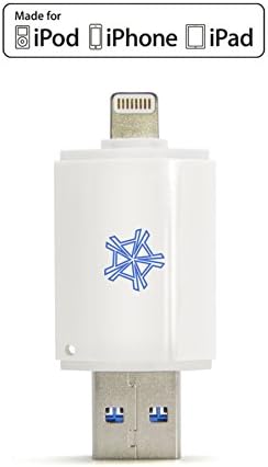 [Apple MFI Certified] Kingtoss 64GB Mobile USB Flash Drive with Lightning Connector for iPhone 5,5s,5c,6,6 Plus,6s,6s Plus, iPad Mini 1,2,3, 4, iPad 4, iPad Air 1, 2, Computer and PC (64G)