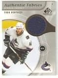 2005-06 SP Game Used Authentic Fabrics #AFTB Todd Bertuzzi - Vancouver Canucks (Piece of Authentic Jersey ) (Hockey Cards)