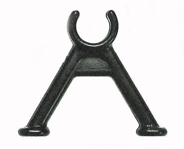 BrickArms 2.5 Scale LOOSE Weapon Accessory Bipod Gun Metal