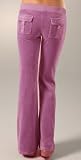 JUICY COUTURE Velour - Juicy Couture Basic Velour Snap Pocket Cargo Pants DEFACE Lilac (2007 Arrival)