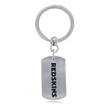 Washington Redskins Keychain Stainless Steel Rectangle