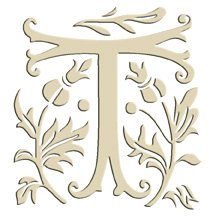 Monogram Embroidered Guest Towel - T - 1 Hand Towel