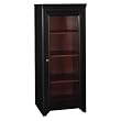 Bush Furniture Stanford Audio Cabinet, Antique Black/Hansen Cherry