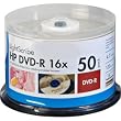 HP 16x Write-Once DVD-R With LightScribe Technology - 50 Pack, Cake Box