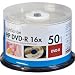 50PK DVD-R 16X CAKE BOX LIGHTSCRIBE HP BRANDED