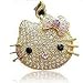 Crystal Sanrio Hello Kitty Usb 2.0 Flash Drive 4GB (Come with a Chain Can Be Necklace)