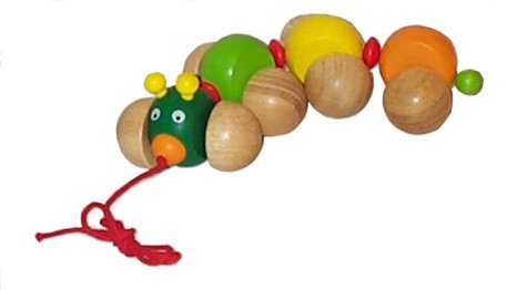 Childrens Toyshop  Toys : Pull Along Caterpillar