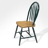 Green Arrowback Chair by Homevisions