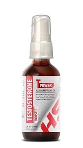 1 Bottle of Testosterone Booster T-Power! Maximum Strength Spray 2 Fl Oz. Help to Increase Stamina, Endurance and Strength.