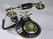 Golden Eagle Porcelain Phone Black
