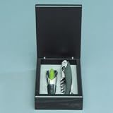 Green Beechwood 2 Pc. Wine Set by Outset, Boxed