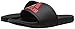 adidas Performance Men's Adilette SC- SU FMS Sandals, Black/Vivid Red, 9 M US