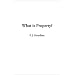 What is Property?