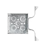 25 each: Raco 4 Steel Square Box With W Bracket (8208)