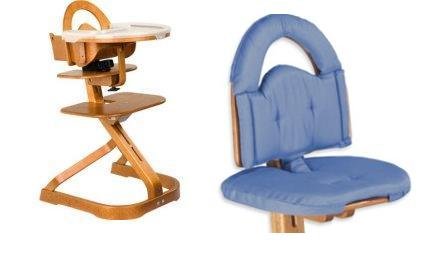 Svan High Chair in Light Blue