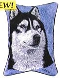 Review Manual Woodworkers & Weavers  / Siberian Husky Dogs Huskies Tapestry Couch Pillow
