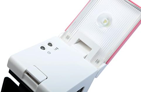 SuwaSWE LED Reading Light For Bedroom 1000mAH Li Battery Rechargeable With USB Charge port(Support To Lamp And Phone) Adjustable Clip Back Locking Clamp, Suit Different Beds, Shelves And Screen White