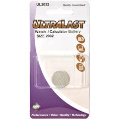 ULTRALAST BATT LITHIUM CR2032 EQUIV
