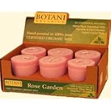 Aloha Bay Candle, Scented Votives 100% Pure Essential Oils, Rose Garden