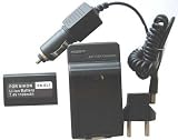 Nextop-Nikon EN-EL1 Brand New 1100mAh COMPATIBLE Battery + Compatible Wall & Car Charger (FREE European Adaptor) for Nikon CoolPix 4300, 4500, 4800, 5000, 5400, 5700, 775, 8700, 880, 885, 995, E880
