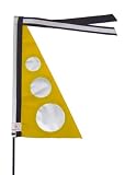Sunrise Yellow - bicycle safety flag - Small