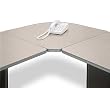 Pewter Corner Connector Bush Office Advantage Series A By Bush Furniture