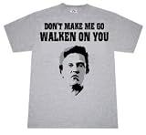 Don't Make Me Go Walken On You T-shirt, Christopher Walken T-shirts, X-Large, Gray