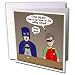 Rich Diesslins Funny General Cartoons - Super Hero Parody with Batman and Robin at the bar - Greeting Cards-12 Greeting Cards with envelopes