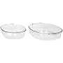 Pyrex Bakeware 2-Quart and 4-Quart Oval Roasters, Set of 2